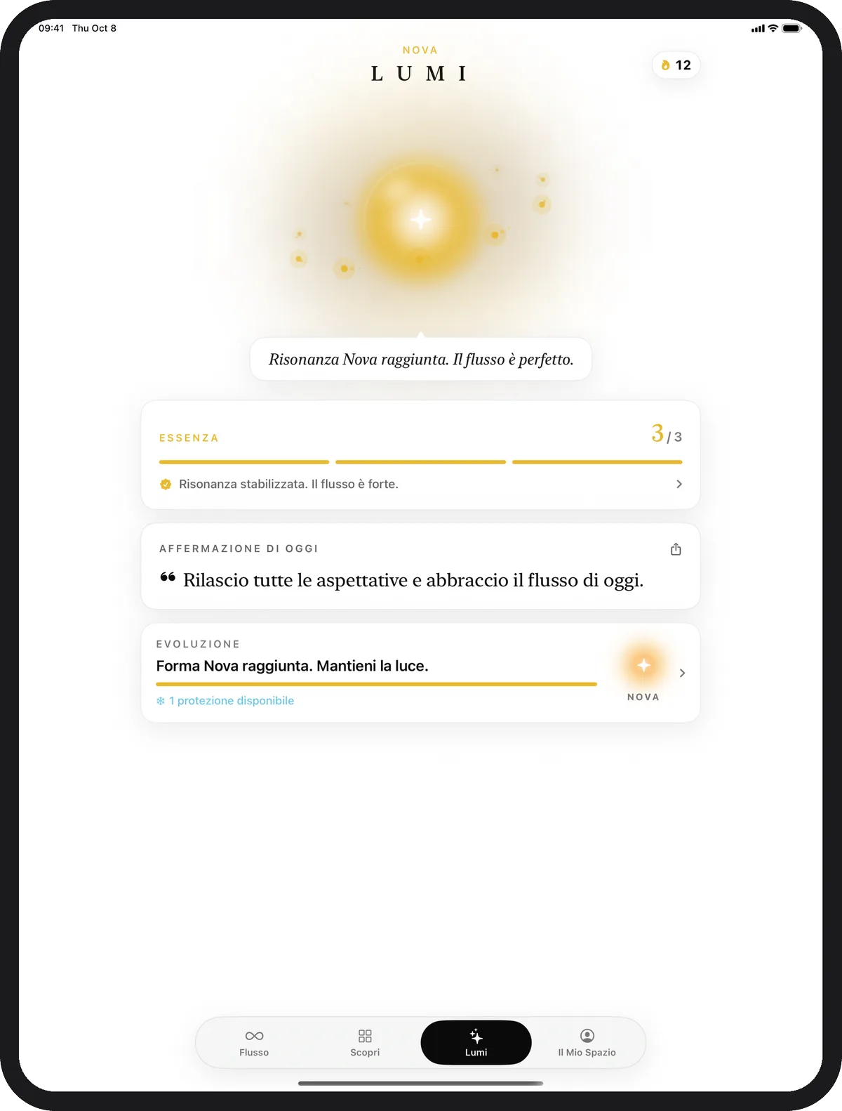 Lumina su iPad